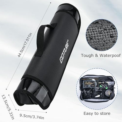 Goture Fishing Rod and Reel Combos,1.8M-2.7M Telescopic Fishing Pole Spinning Reel Line Lures Set with Carrier Bag,Telescopic Rod Kit for Starter Travel Saltwater Freshwater Gear Gift - color: A5:Fishing Pole Kit with Carrier Bag, size: 9 ft/2.7 m