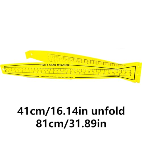 Marine Fishing Fish Measuring Tool for Boats Board Foldable Ruler Fishes Measure Device Fish Measuring Ruler