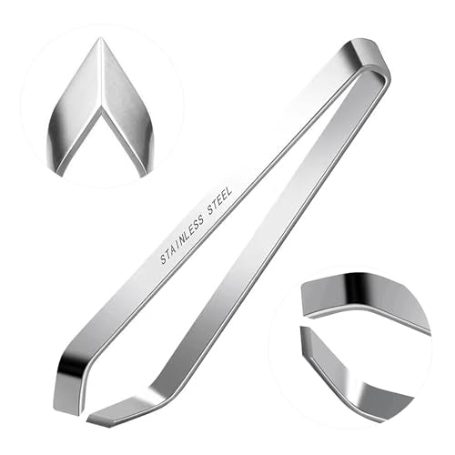 CoguZed Professional Fish Bone Tweezers and Pliers Set, Stainless Steel Flat and Slant Tweezers, Pin Bone Remover for Salmon, Trout, Catfish, Precision Deboning Tool for Kitchen