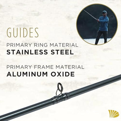 St. Croix Rods Black Bass Casting Rod, RIC, Premium Quality, Durably Sensitive, High Performing Casting Rod - style: 7'6" Medium-heavy/Mod. Fast 1 Pc.