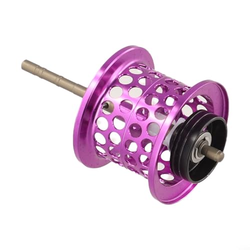 SV Floating Brake Bowl Spool for 24 Tatula 100 Reel, Lightweight Aluminum Alloy Part, Smooth Throwing Upgrade, 1.0 Line Capacity Bass - color: purple