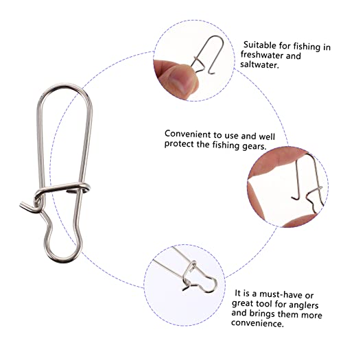 Fishing Buckle Sea Fishing Swivels Catfishing Holder Quick Feeder Fishing Bait Fishing Gadgets Sea - size: 3.5x0.9 cm
