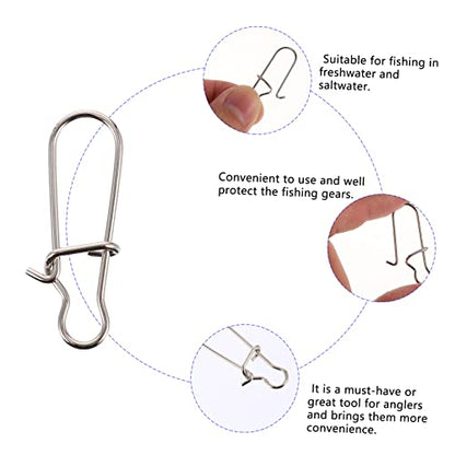 Fishing Buckle Sea Fishing Swivels Catfishing Holder Quick Feeder Fishing Bait Fishing Gadgets Sea - size: 3.5x0.9 cm