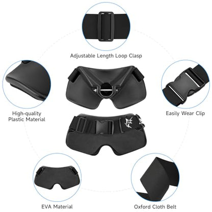SANLIKE Fishing Belt Rod Holder Adjustable Fishing Fighting Waist Belt with EVA Padded Great Plastic Material Fighting Belt - color: Black