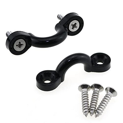 2pcs 12 Inches Elastic Rope Bungee Cord Rod Strap Holder Deck Mount Connector Mount Rod Strap for Kayak