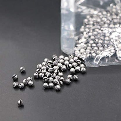 Removable Split-Shot,500Pcs Lead Sinking Split Shots Fishing Sinkers,Fishing Weights Sinkers - color: 0.3g