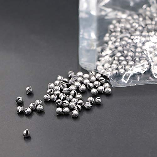 Removable Split-Shot,500Pcs Lead Sinking Split Shots Fishing Sinkers,Fishing Weights Sinkers - color: 0.4g