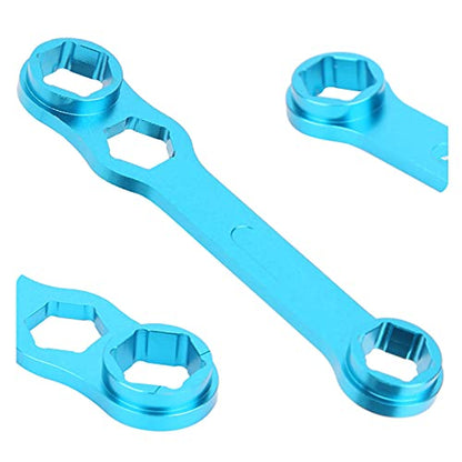 Fishing Reel Tools,Fishing Reel Replacement Parts,Thrust for baitcasting Tool Grease Repair reels Handle Driver Tools nut Track Field DIY Casting Fishing Reel Wrench Blue Aluminium Alloy