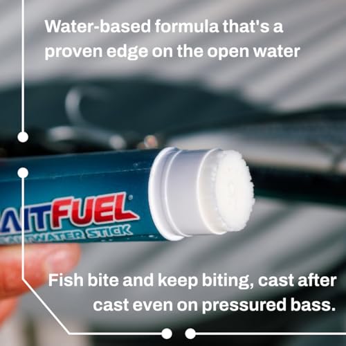 BAITFUEL X65 Saltwater Formula Hardbait Stick for Fishing: The Supercharged Saltwater Fish Scent Technology with Powerful Attractants and Taste Enhancers That Fish Bite | Single