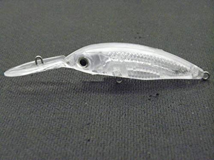 10 Blank Unpainted Minnow Crankbait Topwater Lipless Jerkbait Fishing Lures V3 - color: UPM514P10