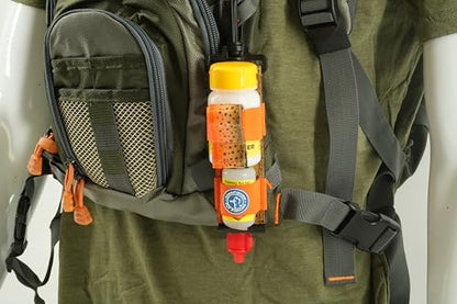 Gehrke’s Gink and Loon Outdoors Top Ride Dry Fly Floatant with Kingfisher Combo Holder - color: Fall Run Brown Trout