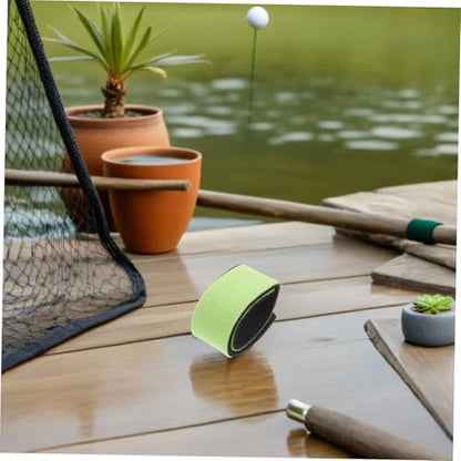 Hemobllo 10pcs Fishing Rod Keeper Straps Elastic Anti-Slip Fishing Pole Tie Down Bands for Outdoor Casting and Spinning Rod Storage on Boat Deck