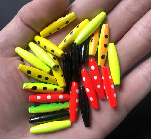 Pack of 25 Fishing Lure Making Supplies Material Spinner Body Kit Sinker Fishing Weight 1/8oz