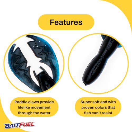 BAITFUEL Baby PACA Craw - color: Black