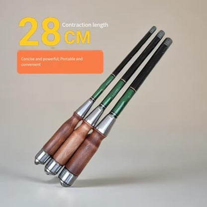 -for Compact for Mini Fishing Rod 1.2m-1.8m, Lightweight Carbon Fiber Portable Travel Pole with 28cm Storage Size for Pocket, Green