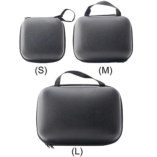 Fishing Reel Bag, Portable Shockproof Waterproof Fishing Reel Protective Case for Baitcasting Drum Spinning Raft Reels(Inner size: 5.51 * 5.51 * 2.76inches) - size: S