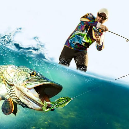 10 Pcs Frog Fishing Lures,Topwater Frog Fishing Lures,Freshwater Soft Simulated Frog Bait,Frog Artificial Soft Bait for Freshwater Saltwater