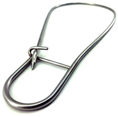 SPEARFISHING WORLD Heavy Duty Stainless Steel Fish Stringer for Spearfishing, Freediving and Scuba Diving