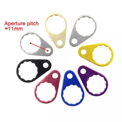 Baitcasting Fishing Reel Screw Nut Locking Cap Crank Handle Compatible with Abu Daiwa Okuma - color: Red, style: Left