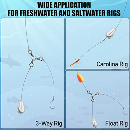 Dr.Fish 5 Pack No Roll Sinker Lead Fishing Weights Freshwater Catfish Sinkers Flat Coin Disc Weights Bank River Surf Fishing Saltwater - size: 4oz-5 Pack