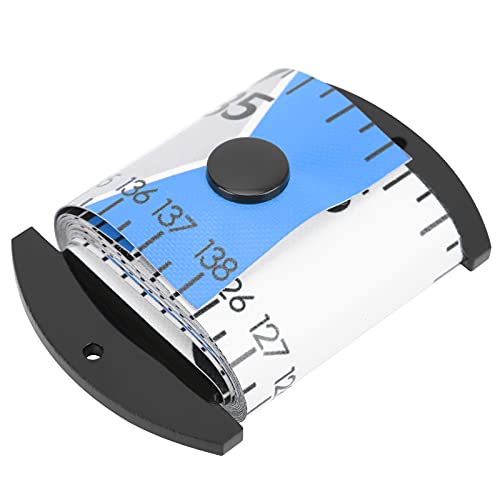 Fish Measuring Ruler, 138cm x 5cm Foldable Fish Measuring Tape with Accurate Calibration, Easy to Clean PVC Material, for Fishing Measurement Tool (Blue) - color: Blue