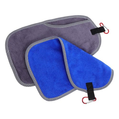 Fishing Towels 2pcs Set Quick-Dry Outdoor Rod Towels with Clip Microfiber for Angler Workout, Boat Scrubbing, and Camping Fitness Use