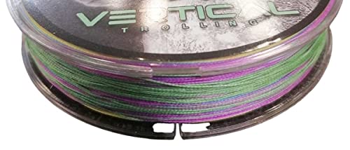 VT8 Multicolor Braided Fishing Line - size: 41LB (0,28mm - PE 3,0), style: 328yd (300mt)