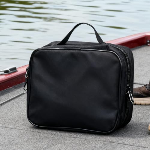 Fishing Tackle Binder Large Capacity Waterproof Heavy Duty Pockets | Soft Bait Storage Tackle Organizer for Jigs Lines Leaders Saltwater