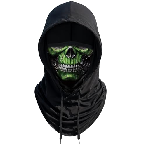 Skull Balaclava Hat for Women Men Sun UV Protection Summer Cooling Full Face Mask Cycling Hiking Fishing Outdoor Sports - color: Skull 04