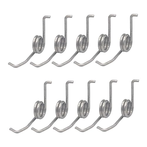 Fishing Rod Drop Wheel Spring Repair Tool Accessory Modified Tool Multi Use Bail Spring Tiny al Spring Spare Parts for Daiwa - color: 10 Pieces 304