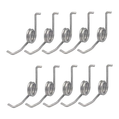 Fishing Rod Drop Wheel Spring Repair Tool Accessory Modified Tool Multi Use Bail Spring Tiny al Spring Spare Parts for Daiwa - color: 10 Pieces 304