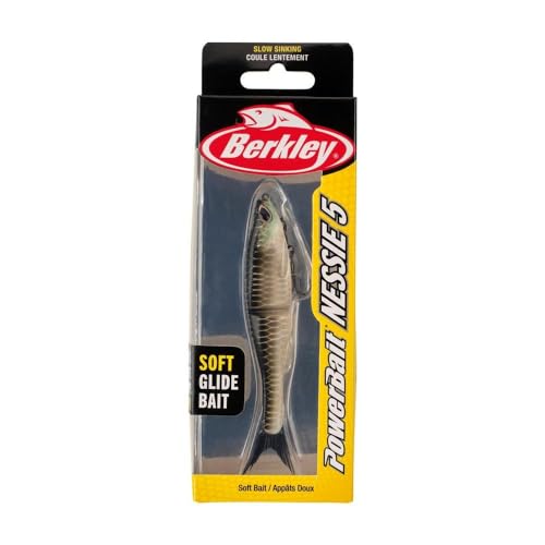 Berkley PowerBait Nessie Fishing Soft Bait - color: Shad, size: 5in - 2/5 oz