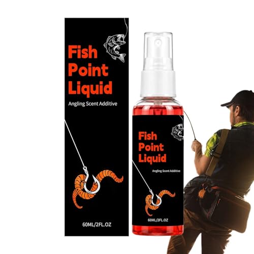 Fishing Attractants Natural Strong Additive Mist | 60ml Smell Fishing Bait Scent Spray for Cod Carp Bass Walleye Tilapia Outdoor Saltwater Lake River Beach Pond