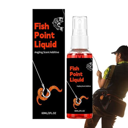 Fishing Attractants Natural Strong Additive Mist | 60ml Smell Fishing Bait Scent Spray for Cod Carp Bass Walleye Tilapia Outdoor Saltwater Lake River Beach Pond