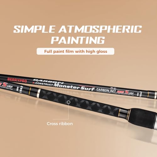 BERRYPRO Surf Spinning Fishing Rod Graphite Spinning Rod - size: 10'-Spinning-2pc