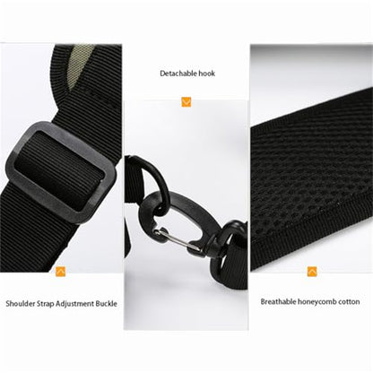 Waterproof Fly Fishing Sling Pack, Waterproof Fishing Tackle Bag Backpack Oxford Cloth Chest Shoulder (Black) - color: Black