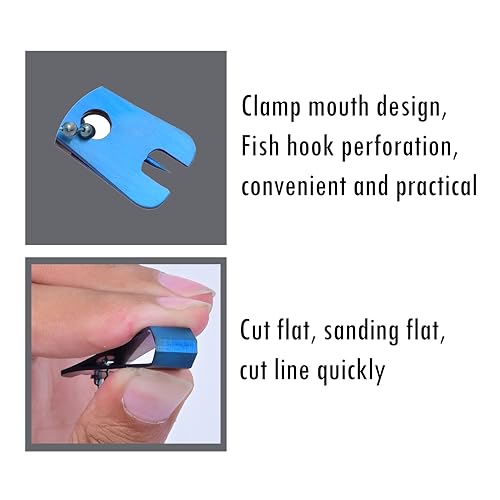 Fishing Line Nipper Cutter with Keychain – Stainless Steel Fishing Clippers for Fly Fishing, Line Cutting, Hook Eye Cleaning Tool, Compact Fishing Accessory