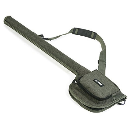 Lixada Fly Fishing Rod Case,Portable Fishing Tackle Bag,Canvas Fishing Pole Storage Bag Fly Rods Reels Durable Carry Case - color: Fly Fishing Bag Only