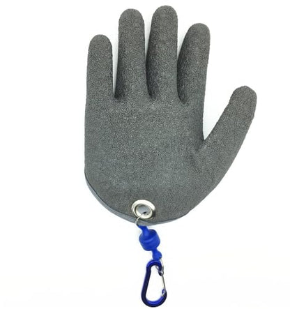 Inf-way Fishing Glove with Magnet Release, Fisherman Professional Catch Fish Gloves Cut&Puncture Resistant with Magnetic Hooks Hunting Glove - size: Large, style: Right