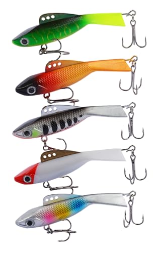 Ice Fishing Jigs Balancer Winter Fishing Lures Jigging Lures Head for Walleye Bluegill Pike Perch Ice Fishing Kits - color: 85MM 28G