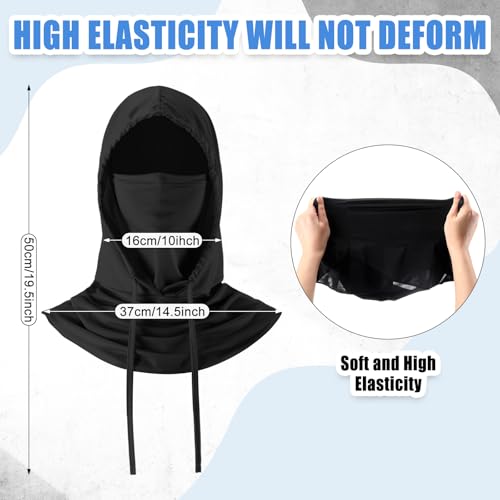Frienda 6/9/12 Pcs Balaclava Ski Mask UV Protection Hood Breathable Full Head Mask Face Cover for Men Women Cycling Fishing - color: Black, Light Gray, Dark Gray