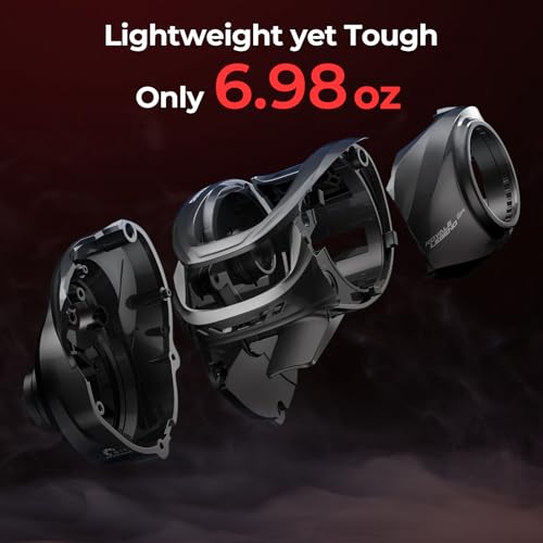 KastKing Royale Legend Glory Baitcasting Fishing Reel, Halo XII Magnetic Braking System Baitcaster Reel, 16 lbs of Smooth Drag, 8.0:1 High-Speed Gear Ratio, DTCC Line Guide, Palm Perfect Design