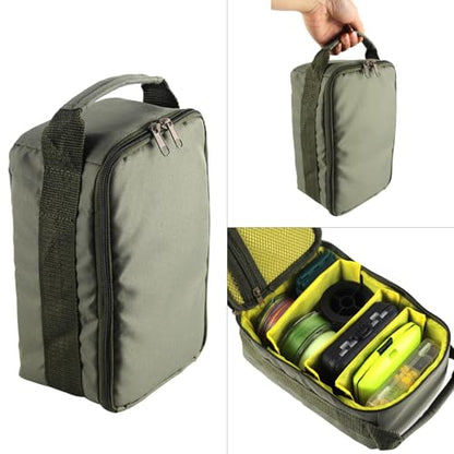 Fishing Reel Bag, Waterproof Fishing Tackle Bag Fishing Reel Gear Organizers Reel Storage Case Fishing Reel Gear Carry