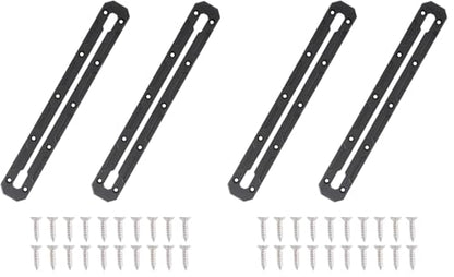 VTurboWay 2 Pcs 13.4" Low Profile Track, Kayak Track for Fishing Rod Holder, Kayak Gear Track Accessories, Reinforced Marine Nylon, Free Installation Screws - size: 7.4" (Pack of 2)