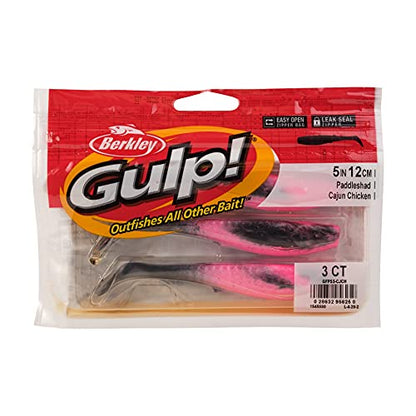 Berkley Gulp! Paddleshad Fishing Soft Bait - color: Cajun Chicken, size: 5"