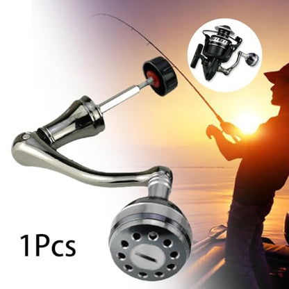 Fishing Reel Handle Rocker Replacement Part Power Reel Handle - color: Silver L