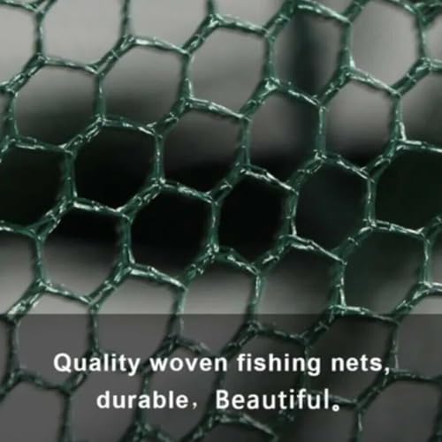 Wander Peaks Foldable Fishing Bait Trap, Collapsible Mesh Cage for Crab Shrimp Minnow Crawdad, Easy Setup Portable Angler Trap for Freshwater Pond Lake