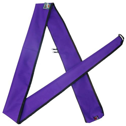 Full-Enclosure Fishing Rod Sleeve Bag Cover Sock Protector. Fits Conventional & Spinning Rods. Made in USA - color: Purple, size: 5' 6" feet (66 inches long), style: 8 inches in circumference