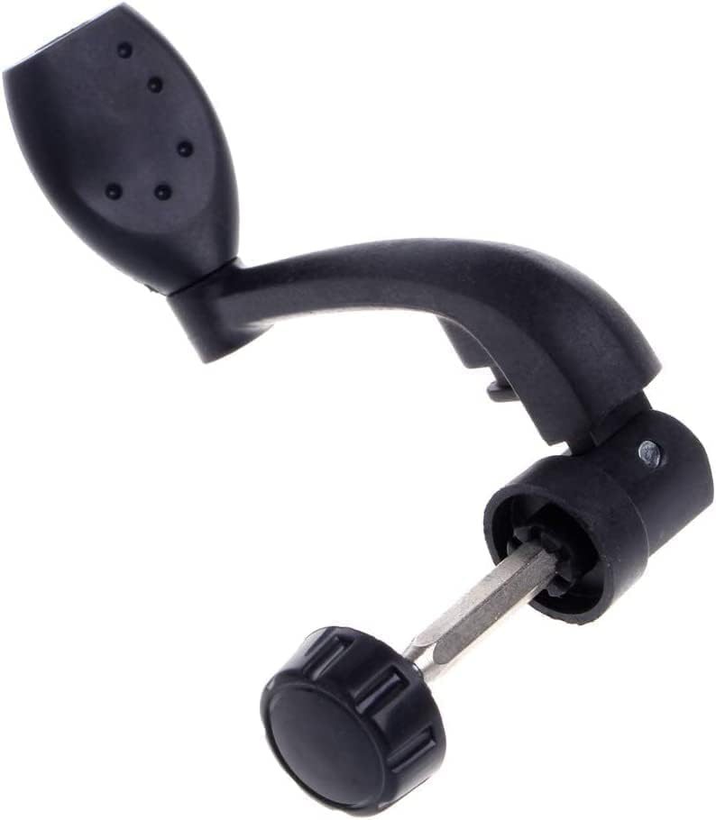 2Pcs Black Universal Plastic Power Handle Fishing Reels Crank Rock Arm Spinning Wheel Grasp， Reels and Accessories