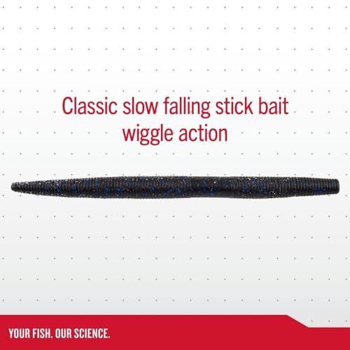 Berkley PowerBait MaxScent The General Fishing Soft Bait - color: Black Blue Fleck, size: 4"